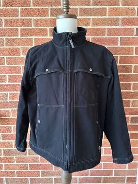 Timberland PRO TB0A11BN Mens Black Work Jacket Stitching, XL